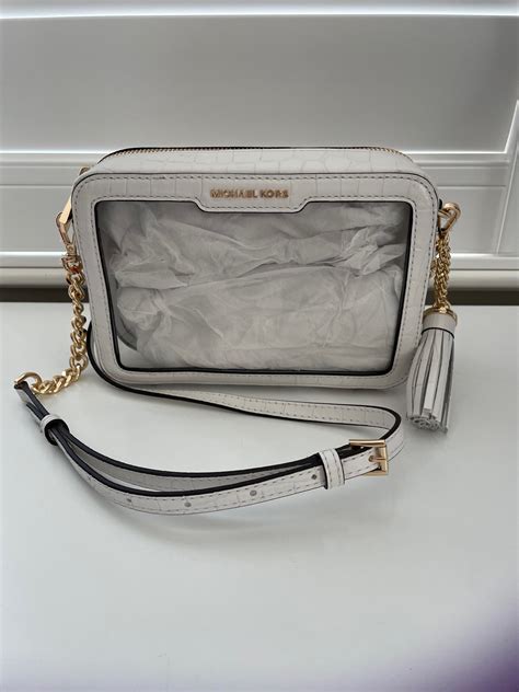 michael kors men cross body|Michael Kors clear crossbody bag.